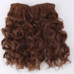 15*100cm Doll Hair Curly Wigs Fashion Mini Tresses High-Temperature 1/6 1/4 1/3 Screw Periwig Toy Toupee Gift DIY Accessory