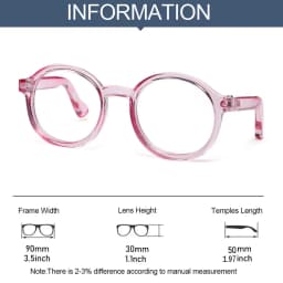 Plush Doll Glasses Accessory Round Frame Miniature Eyewear Clear Lens Candy Color Eyeglasses Style For Blythe Doll Accessories