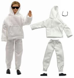 1 Set Ken Cloth Handmade Handsome Doll Accessories Casual Wear Suit for 30cm 12inch Ken Doll Kids GiftA1