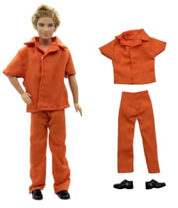 1 Set Ken Cloth Handmade Handsome Doll Accessories Casual Wear Suit for 30cm 12inch Ken Doll Kids GiftA1
