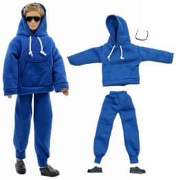 1 Set Ken Cloth Handmade Handsome Doll Accessories Casual Wear Suit for 30cm 12inch Ken Doll Kids GiftA1