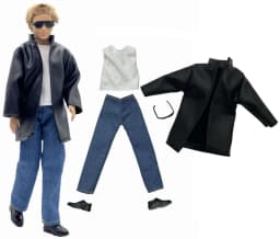 1 Set Ken Cloth Handmade Handsome Doll Accessories Casual Wear Suit for 30cm 12inch Ken Doll Kids GiftA1