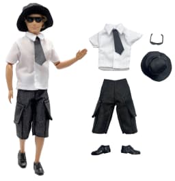 1 Set Ken Cloth Handmade Handsome Doll Accessories Casual Wear Suit for 30cm 12inch Ken Doll Kids GiftA1