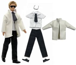 1 Set Ken Cloth Handmade Handsome Doll Accessories Casual Wear Suit for 30cm 12inch Ken Doll Kids GiftA1