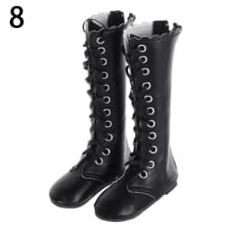 1/3 7.8CM Doll Shoes PU Leather With Different Color Suitable for 60cm Doll Wearing Boots Shoes Doll Play House Accessories