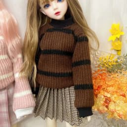 60cm Ye Luo Li Doll Clothes 1/3 bjd Baby Clothes Kitty's Victory Princess Dress JK Uniforms Campus