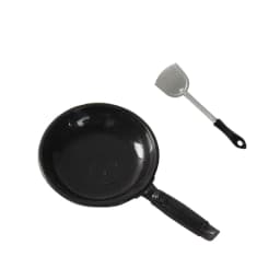 1/12 Dollhouse Simulation Fry Pan Saucepan Model Dollhouse Miniature Kitchen Cookware Accessories Dolls House Decoration