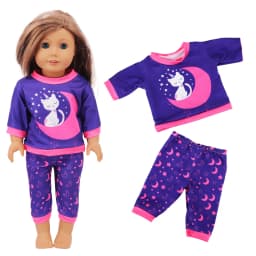 Kawaii Animal Pattern Doll Clothes For 43cm Baby Doll Clothes Accessories And 18 Inch American Doll Girl's Toys Our Generation