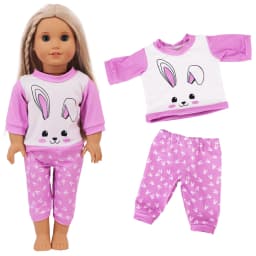 Kawaii Animal Pattern Doll Clothes For 43cm Baby Doll Clothes Accessories And 18 Inch American Doll Girl's Toys Our Generation