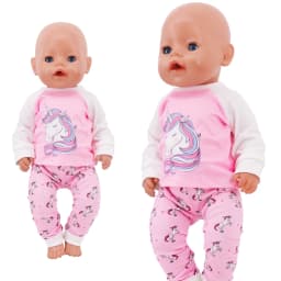 Kawaii Animal Pattern Doll Clothes For 43cm Baby Doll Clothes Accessories And 18 Inch American Doll Girl's Toys Our Generation