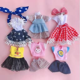 1pc 16cm Bjd Doll Clothes High-end Dress Up Can Dress Up Fashion Doll Clothes Skirt Suit Best Gifts for Children DIY Girls Toys