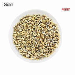 50 Pcs/lot Mini Metal Buttons 3mm/4mm/5mm Handmade Cute DIY doll clothes round buttons Miniature Doll Clothes Accessories
