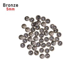 50 Pcs/lot Mini Metal Buttons 3mm/4mm/5mm Handmade Cute DIY doll clothes round buttons Miniature Doll Clothes Accessories