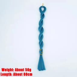 SD BJD Doll Hair Soft Silk Synthetic Heat-resistant Wig Transplant Material DIY Doll Hair Green Color