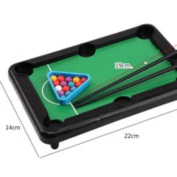 Dollhouse Elf Doll Accessories Mini Tabletop Pool Set Parent-Child Interactive Desktop Billiards