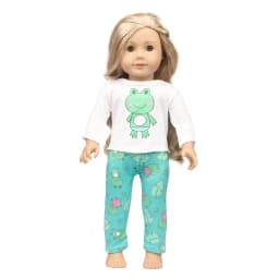 Cute Cat Animal Shark T-shirt+shorts Clothes Set Pajamas Fit For American 18 Inch Girl Doll And 43cm Baby New Born,OG Toy Doll
