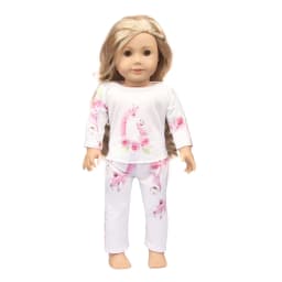 Cute Cat Animal Shark T-shirt+shorts Clothes Set Pajamas Fit For American 18 Inch Girl Doll And 43cm Baby New Born,OG Toy Doll
