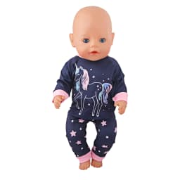 Cute Cat Animal Shark T-shirt+shorts Clothes Set Pajamas Fit For American 18 Inch Girl Doll And 43cm Baby New Born,OG Toy Doll