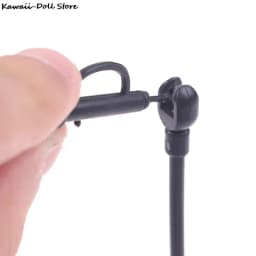 Cute Mini Plastic Microphone Model Dollhouse Miniature Furniture Accessories