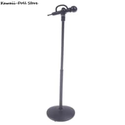 Cute Mini Plastic Microphone Model Dollhouse Miniature Furniture Accessories
