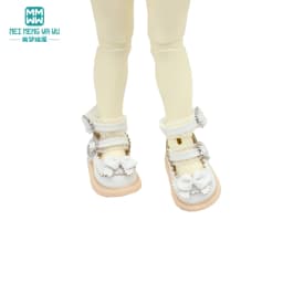 Mini doll Shoes 1/6 BJD YOSD EXO doll FASHION SNOW BOOTS MARTIN BOOTS LEATHER SHOES KIDS HOLIDAY GIFT ACCESSORIES