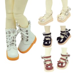 Mini doll Shoes 1/6 BJD YOSD EXO doll FASHION SNOW BOOTS MARTIN BOOTS LEATHER SHOES KIDS HOLIDAY GIFT ACCESSORIES