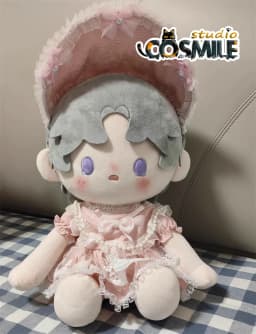 Lolita Princess Ball Party Pink Dress Costume for Stuffed Plushie 10cm 15cm 20cm 30cm 40cm Doll Accessories Doll's Clothes Xm
