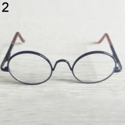 Fashion Glasses For 15~20cm Cotton Dolls Casual Wear Round Frame Plush Doll Eyeglasses for 1/3 1/4 BJD Dolls for Blythe Doll