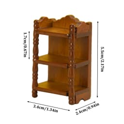 1:12 Dollhouse Miniature Storage Rack Display Stand Locker Cabinet Furniture Model Decor Toy Doll House Accessories