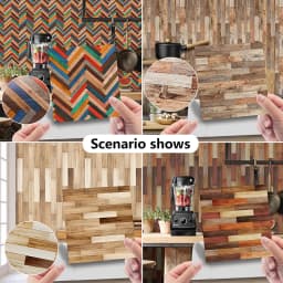 1Pc 1:12 Dollhouse Miniature Grain Floor Wallpaper Tiles Sticker Bathroom Living Room Decor Toy Doll House Accessories