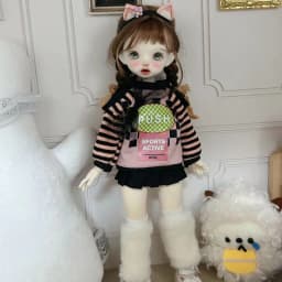 Fashion Cute Casual 30cm Doll Clothes 1/6 BJD Doll Outfit Set Doll Accessories Girl Toy Gift Holiday Gift