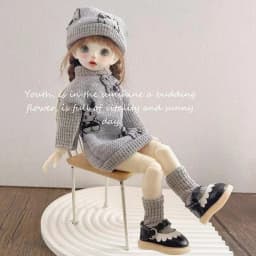 Fashion Cute Casual 30cm Doll Clothes 1/6 BJD Doll Outfit Set Doll Accessories Girl Toy Gift Holiday Gift