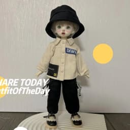 Fashion Cute Casual 30cm Doll Clothes 1/6 BJD Doll Outfit Set Doll Accessories Girl Toy Gift Holiday Gift
