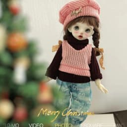 Fashion Cute Casual 30cm Doll Clothes 1/6 BJD Doll Outfit Set Doll Accessories Girl Toy Gift Holiday Gift