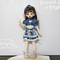 Fashion Cute Casual 30cm Doll Clothes 1/6 BJD Doll Outfit Set Doll Accessories Girl Toy Gift Holiday Gift
