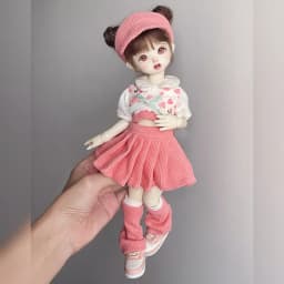 Fashion Cute Casual 30cm Doll Clothes 1/6 BJD Doll Outfit Set Doll Accessories Girl Toy Gift Holiday Gift