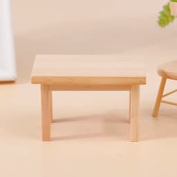 1:12 Dollhouse Miniature Wooden Table Model Furniture Accessories Toys