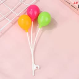 1Set 1:6 Dollhouse Miniature Colorful Balloon Windmills Round Heart-shaped Balloon Ornament Home Garden Decor Toy
