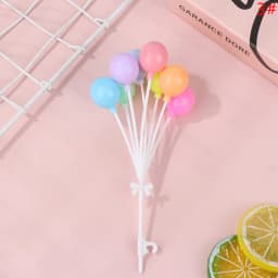 1Set 1:6 Dollhouse Miniature Colorful Balloon Windmills Round Heart-shaped Balloon Ornament Home Garden Decor Toy