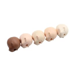 1/11 OB11 Doll Head Including Face Face Support Back Head Body Fit Obitsu11 GSC DOD Dolls 1/12 BJD Dolls Toy Accessories