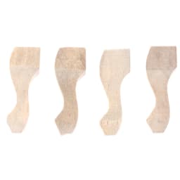 4pcs/lot 1:12 Wooden Dollhouse Table Leg Miniature Furniture Diy Dollhouse Accessories Simulation Table Feet Model Dollhouse Toy