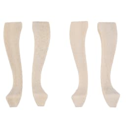 4pcs/lot 1:12 Wooden Dollhouse Table Leg Miniature Furniture Diy Dollhouse Accessories Simulation Table Feet Model Dollhouse Toy