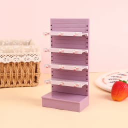 1/12 Dollhouse Mini Supermarket Multilayer Display Shelf Dollhouse Store Cabinet Model Dolls House Furniture Decor Accessories