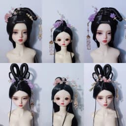1/6 1/4 1/3 Scale BJD Hairpin Headwear Ancient Costume Hanfu Doll Hair Accessories For BJD/SD YOSD MSD SD13 Girl C2038