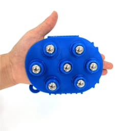 Rolling Ball Body Massage Gloves Acupoint Meridian Unblocking Muscle Pain Relief Relaxation Hand Neck Back Shoulders Health
