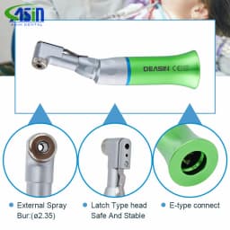 Colorful External Water Spray Low Speed Handpiece Kits E-type Air Turbine