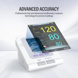 CONTEC08A Blood Pressure Monitor Electronic Sphygmomanoter Heart Rate Pulse measurement tool BP Meter +SPO2 Probe bp monitor