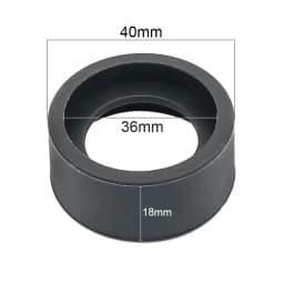 2PCS Inner Diameter 36 MM Eyepiece Eye Shield Rubber Eye Guards Eye Cups for 34-37 MM Eyepiece Lens for Microscope or Telescope