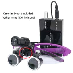 Mount for LED Dental Head Light Connect with Binocular Loupes Dentist Surgery Headlamp Replaceable Accessories