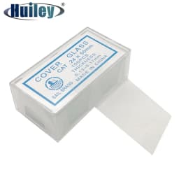 100PCS 24x50 Mm Microscope Glass Slides Cover Slips Blank Slides Microscope Accessories 0.13-0.17 Mm Thickness